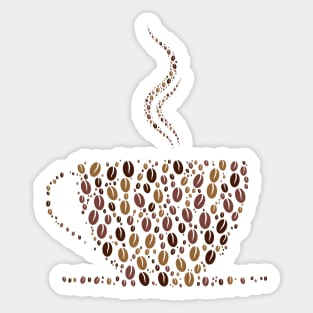 coffee T-shirt Sticker